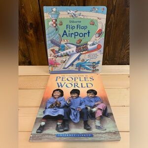 Usborne Flip Flap Airport Interactive Book- People’s of the World